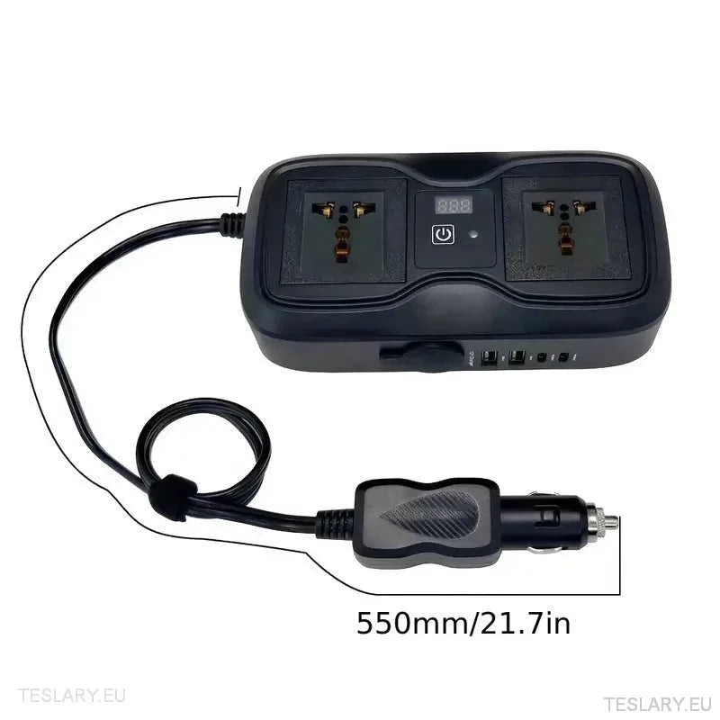 200 Watt 12 - 15V 220V Inverter Compatible with Tesla Cars ( UK & IRELAND ONLY ) - TESLARY Tesla Shop Accessories Europe Nederlands Ireland Deutschland Espana Alicante France Italia