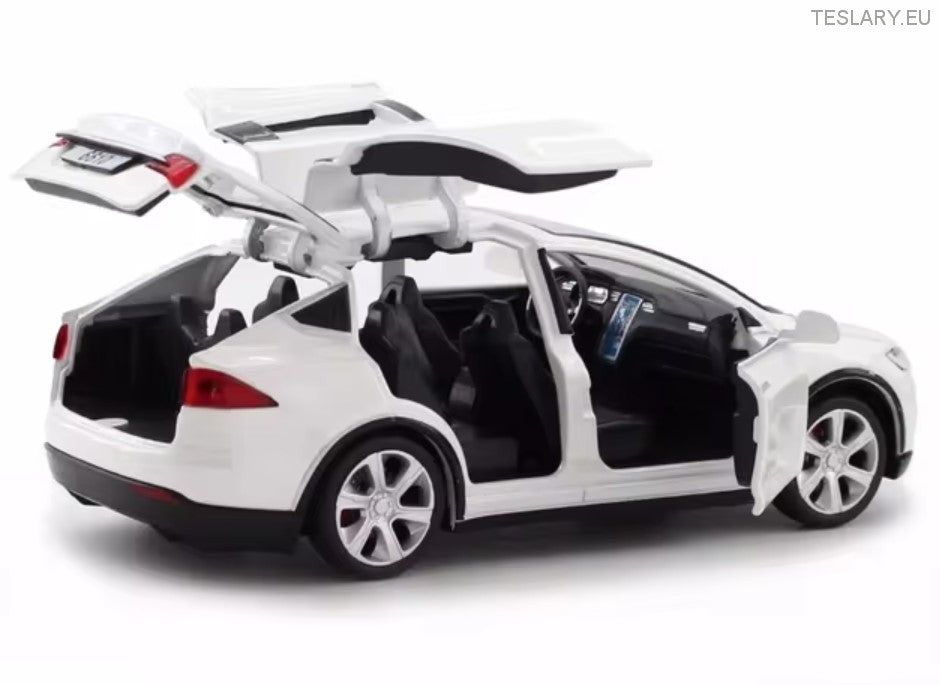 Tesla Model Model X 1:24 Skala model uofficiel version