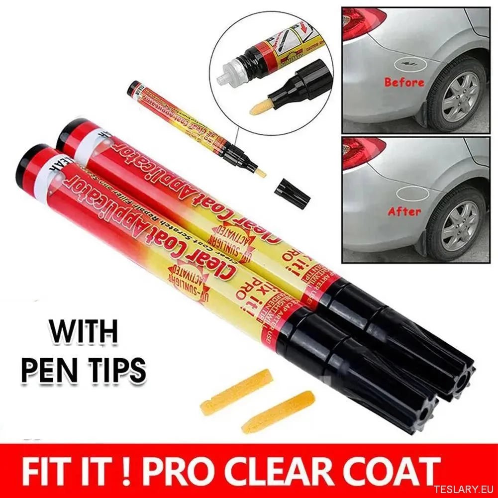 Car Scratch Repair Remover Pen Car - styling Portable Pen Universal Applicator Paint Tool Pro It Auto Coat Portable Clear Fix X0D7 - TESLARY Tesla Shop Accessories Europe Nederlands Ireland Deutschland Espana Alicante France Italia