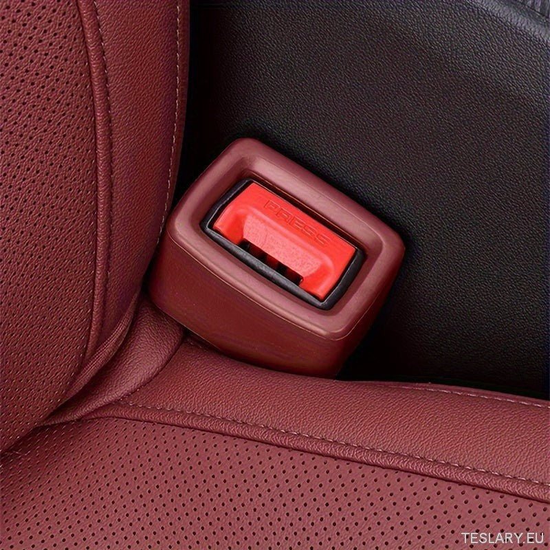 Premium PVC Car Seat Belt Socket Protector - Fit, Anti - Collision & Scratch Guard for Interior Upgrade - TESLARY Tesla Shop Accessories Europe Nederlands Ireland Deutschland Espana Alicante France Italia