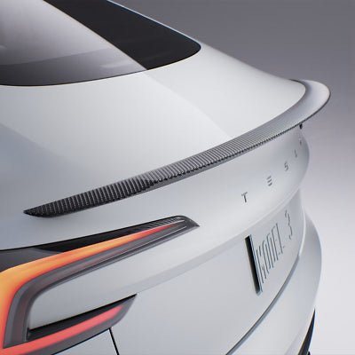Rear Trunk Spoiler for Tesla Model 3 Highland 2024 Onwards - TESLARY Tesla Shop Accessories Europe Nederlands Dublin Cork Ireland Deutschland Espana Alicante France Italia
