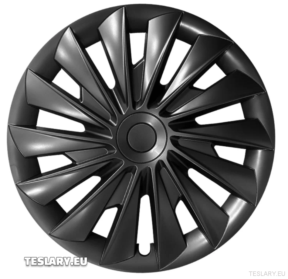 Tesla Model 3+ Highland 18" Blade Style Wheel Covers - Matte Black - TESLARY Tesla Shop Accessories Europe Nederlands Dublin Cork Ireland Deutschland Espana Alicante France Italia