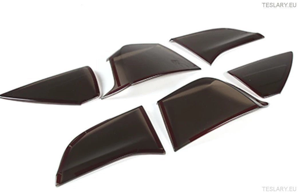 Tesla Model 3 / Y & 3+ Highland Tail Light Smoked Plastic Protective Covers - TESLARY Tesla Shop Accessories Europe Nederlands Ireland Deutschland Espana Alicante France Italia