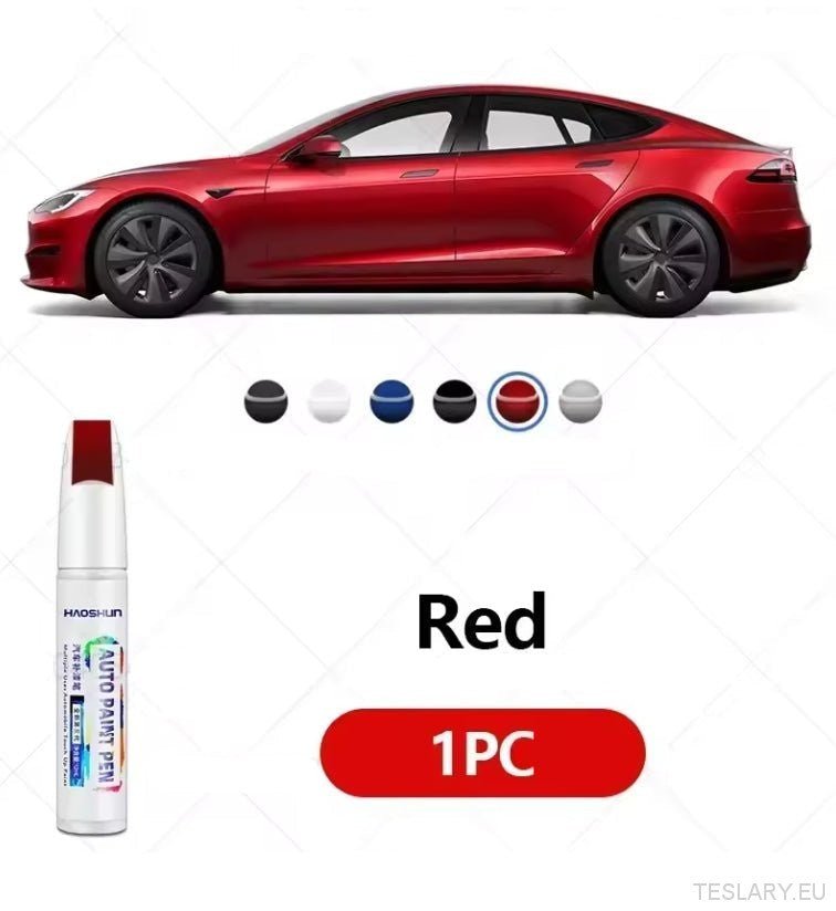 Tesla Model 3 Y X S Car Paint Scratch Repair Pen Touch Up Paint Accessories Black Pearl White Silver Deepsea Blue Red - TESLARY Tesla Shop Accessories Europe Nederlands Ireland Deutschland Espana Alicante France Italia