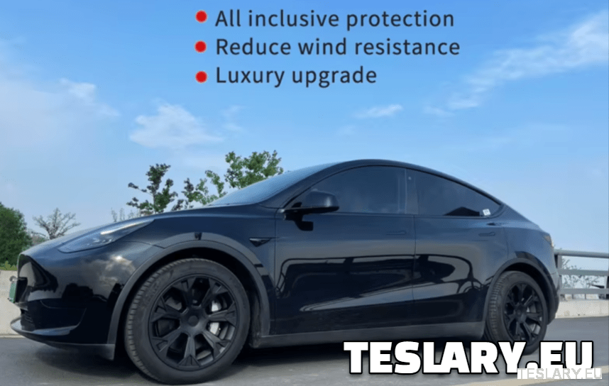 TESLA MODEL Y 19" UNIQUE S4 FULL COVER WHEEL HUBS - TESLARY Tesla Shop Accessories Europe Nederlands Dublin Cork Ireland Deutschland Espana Alicante France Italia