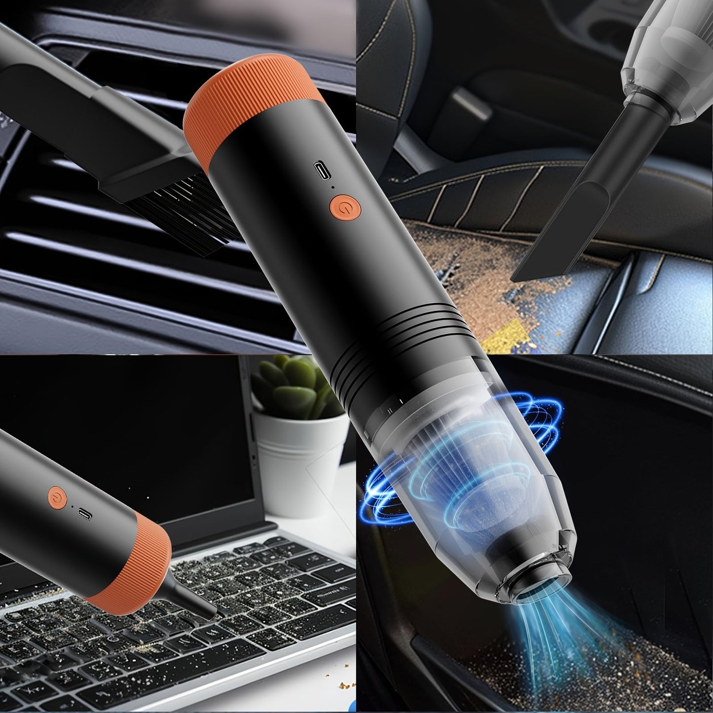 Wireless Portable Vacuum Cleaner, Suction and Blowing Function - Strong Power for your Tesla , BYD , MG or other EV - TESLARY Tesla Shop Accessories Europe Nederlands Dublin Cork Ireland Deutschland Espana Alicante France Italia