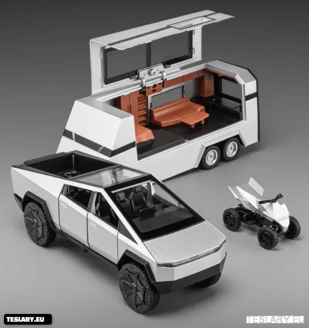 Descubra O Incrível Modelo Escala 1:32 Do Tesla Cybertruck