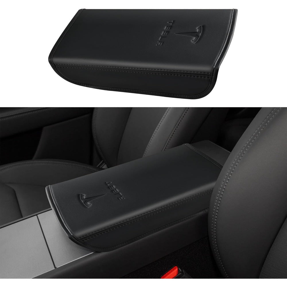 Upgrade Tesla Met Luxe PU Leren Armsteunhoes Voor Model 3/Y