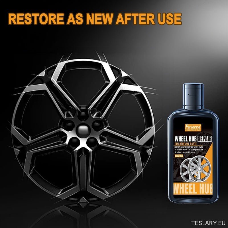 120g Premium Hub Repair Kit Hub Detail Restorer Oxidation, scratch and wear remover Car Wheel Care Polishing paste Repair dents leaving no trace to enhance car maintenance - TESLARY Tesla Shop Accessories Europe Nederlands Ireland Deutschland Espana Alicante France Italia