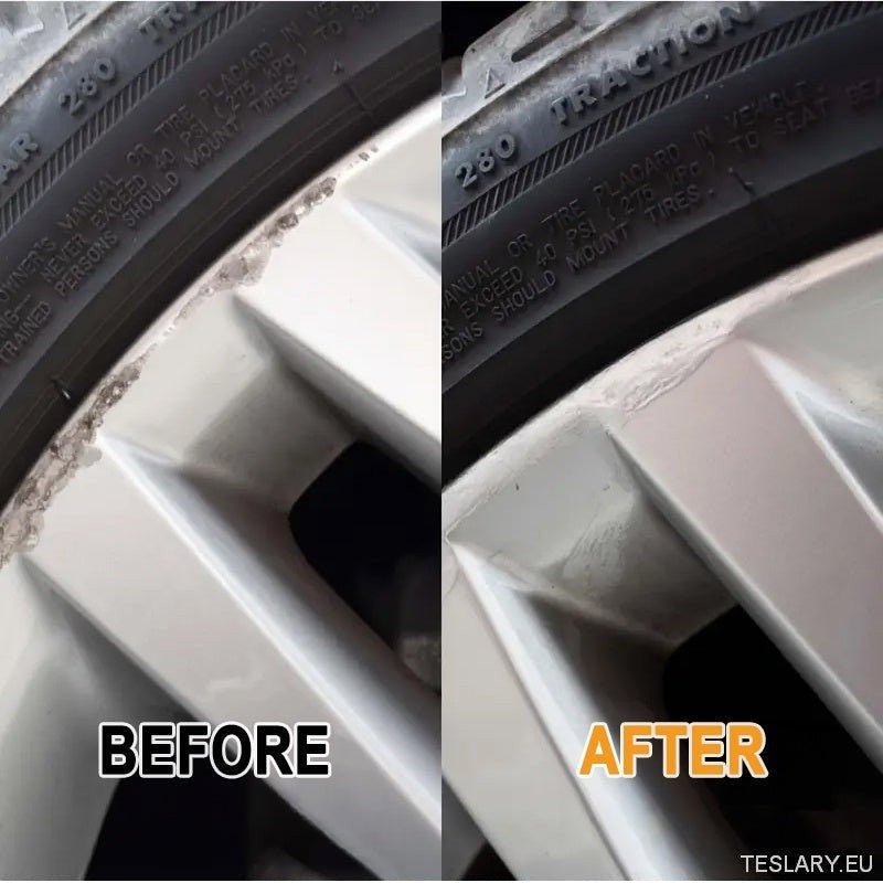 120g Premium Hub Repair Kit Hub Detail Restorer Oxidation, scratch and wear remover Car Wheel Care Polishing paste Repair dents leaving no trace to enhance car maintenance - TESLARY Tesla Shop Accessories Europe Nederlands Ireland Deutschland Espana Alica