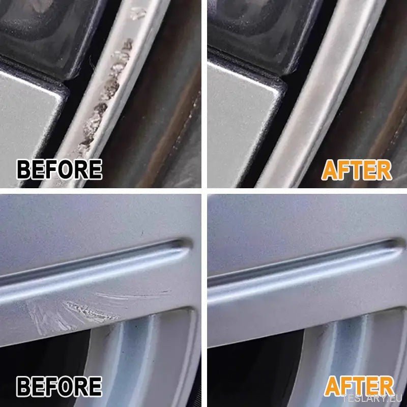 120g Premium Hub Repair Kit Hub Detail Restorer Oxidation, scratch and wear remover Car Wheel Care Polishing paste Repair dents leaving no trace to enhance car maintenance - TESLARY Tesla Shop Accessories Europe Nederlands Ireland Deutschland Espana Alicante France Italia
