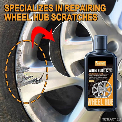 120g Premium Hub Repair Kit Hub Detail Restorer Oxidation, scratch and wear remover Car Wheel Care Polishing paste Repair dents leaving no trace to enhance car maintenance - TESLARY Tesla Shop Accessories Europe Nederlands Dublin Cork Ireland Deutschland Espana Alicante France Italia