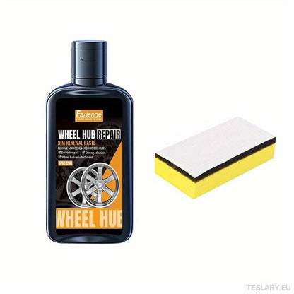 120g Premium Hub Repair Kit Hub Detail Restorer Oxidation, scratch and wear remover Car Wheel Care Polishing paste Repair dents leaving no trace to enhance car maintenance - TESLARY Tesla Shop Accessories Europe Nederlands Ireland Deutschland Espana Alica