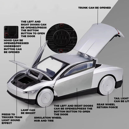 Tesla Robotaxt driverless car scale model childrens toy cars tesla shop ireland europe espana france nederlands deutschland TESLARY.EU