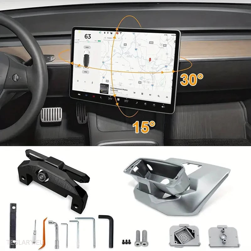 Tesla 3/Y Screen Swivel & Rotation Mounting Kit by S3XY -TESLARY.IE Tesla Shop Europe