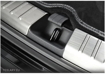 Tesla Model 3 / Y Trunk Protector Cover Metal Design -TESLARY.IE Tesla Shop Europe