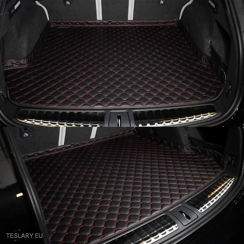 Tesla Y PU Leather Trunk Mats - Tesla Shop Europe - TESLARY.IE Ireland - France boutique- Deutschland Geschäft- España comercio - Nederland winkel- TESLARY.IE