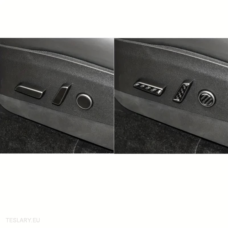Tesla Model 3 / Y Seat Control Button Protective Covers -TESLARY.IE Tesla Shop Europe