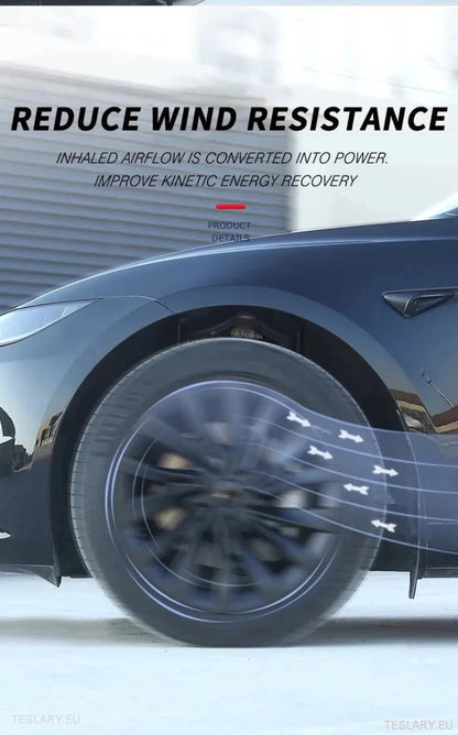 18" Tesla 3 Highland Full Rim Silver Wheel Covers - TESLARY Tesla Shop Accessories Europe Nederlands Ireland Deutschland Espana Alicante France Italia