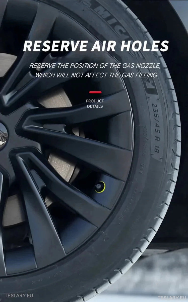 18" Tesla 3 Highland Full Rim Silver Wheel Covers - TESLARY Tesla Shop Accessories Europe Nederlands Ireland Deutschland Espana Alicante France Italia