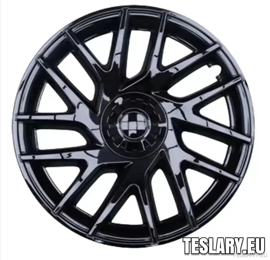 18" Tesla Model 3+ Highland Full Rim Gloss Black Wheel Covers - TESLARY Tesla Shop Accessories Europe Nederlands Ireland Deutschland Espana Alicante France Italia