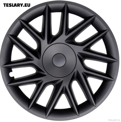 18" Tesla Model 3+ Highland Full Rim Matte Black Wheel Covers - TESLARY Tesla Shop Accessories Europe Nederlands Ireland Deutschland Espana Alicante France Italia