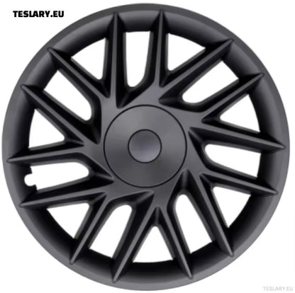 18" Tesla Model 3+ Highland Full Rim Matte Black Wheel Covers - TESLARY Tesla Shop Accessories Europe Nederlands Ireland Deutschland Espana Alicante France Italia