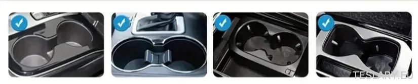 2 in 1 Car Mount for Phones and Tablets - Rotabable Cup Holder Universal - TESLARY Tesla Shop Accessories Europe Nederlands Ireland Deutschland Espana Alicante France Italia