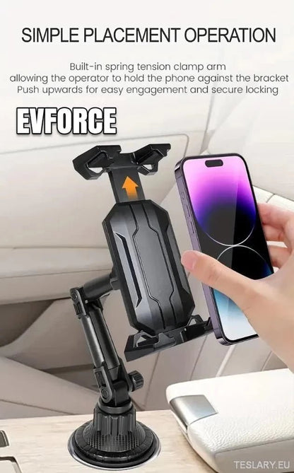 2 in 1 Car Mount for Phones and Tablets - Rotabable Cup Holder Universal - TESLARY Tesla Shop Accessories Europe Nederlands Ireland Deutschland Espana Alicante France Italia