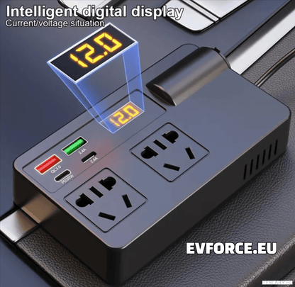 200 Watt 12 - 24V 220V Inverter Compatible with Tesla Cars ( EUROPEAN ONLY ) - TESLARY Tesla Shop Accessories Europe Nederlands Dublin Cork Ireland Deutschland Espana Alicante France Italia