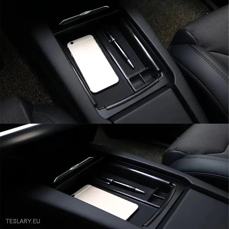 Tesla Model S / X 2016 - 2020 Central Console Storage Organiser - Tesla Shop Europe - TESLARY.IE Ireland - France boutique- Deutschland Geschäft- España comercio - Nederland winkel- TESLARY.IE