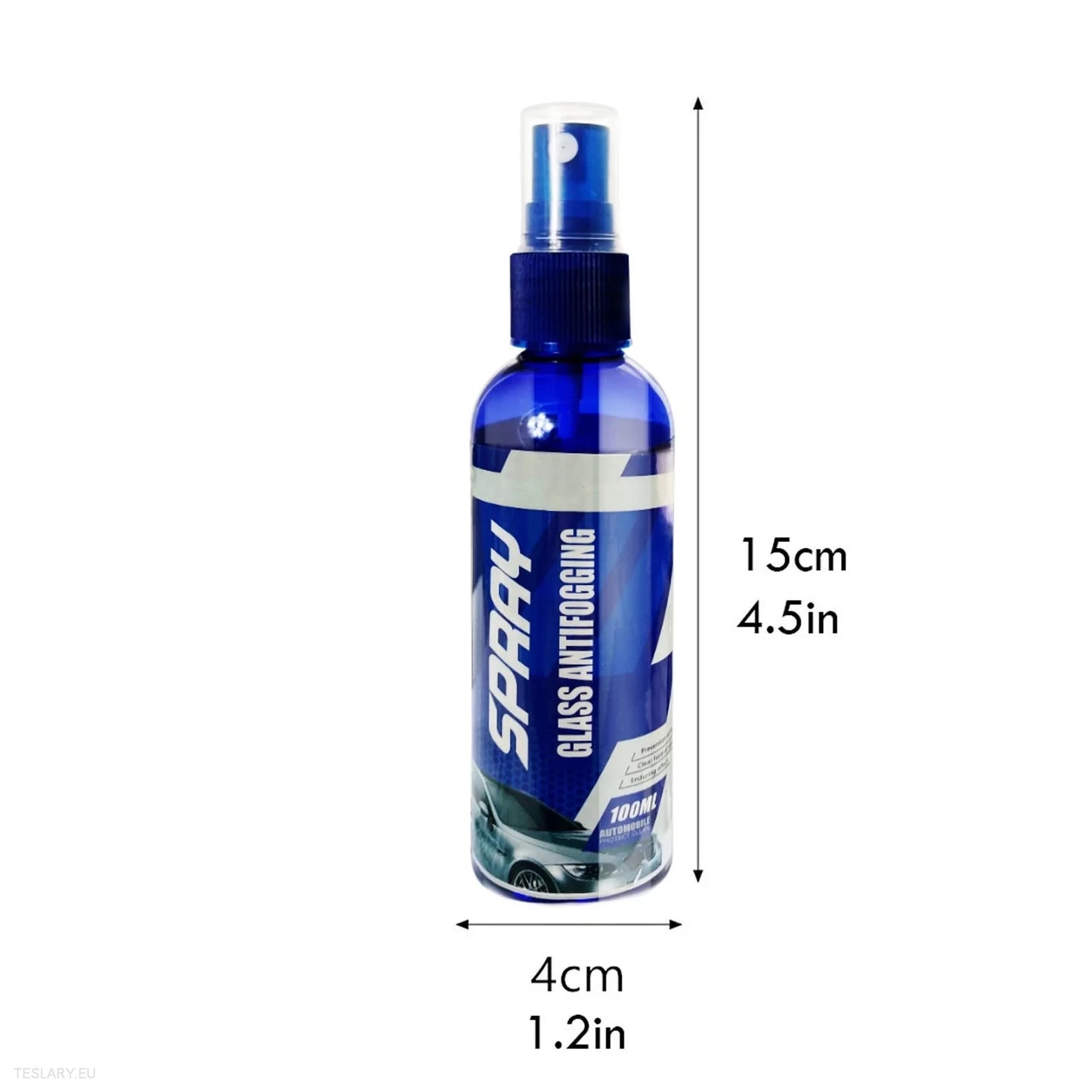 Anti Fogging Glass Spray 100ml -TESLARY.IE Tesla Shop Europe