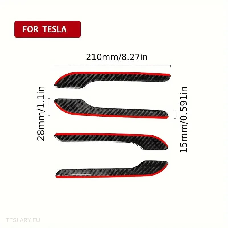 TESLA 3/Y HANDLE COVER KIT 3D Plastic & Vinyl Wrap Versions - Tesla Shop Europe - TESLARY.IE Ireland - France boutique- Deutschland Geschäft- España comercio - Nederland winkel- TESLARY.IE