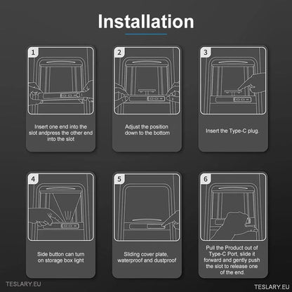 3 in 1 USB Premium Expansion Hub for Tesla 3/Y - TESLARY Tesla Shop Accessories Europe Nederlands Ireland Deutschland Espana Alicante France Italia