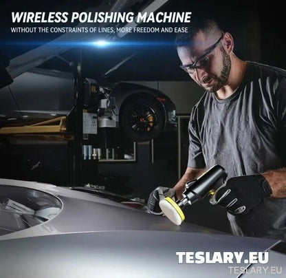 4 in 1 Multi Gear Portable Mini Cordless Car Polishing Machine for Tesla , BYD , MG & More - TESLARY Tesla Shop Accessories Europe Nederlands Ireland Deutschland Espana Alicante France Italia