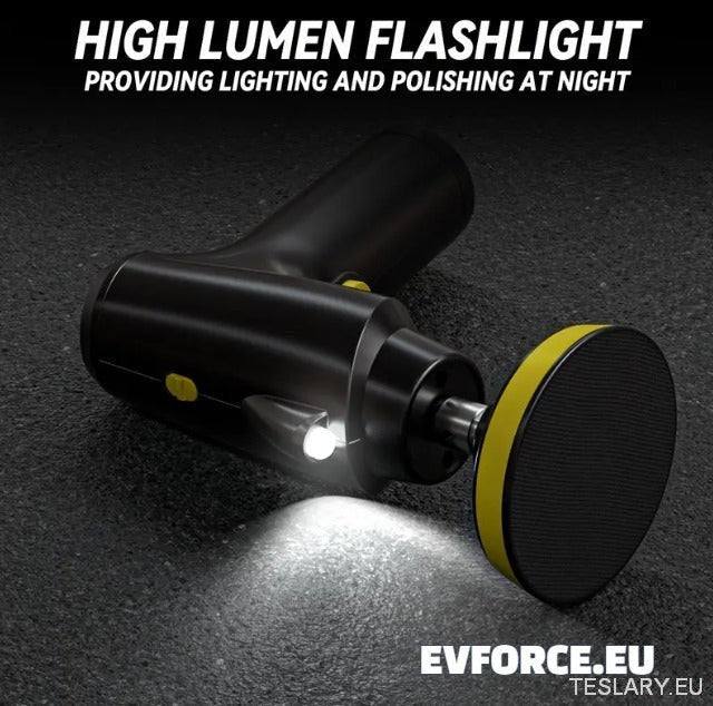 4 in 1 Multi Gear Portable Mini Cordless Car Polishing Machine for Tesla , BYD , MG & More - TESLARY Tesla Shop Accessories Europe Nederlands Ireland Deutschland Espana Alicante France Italia