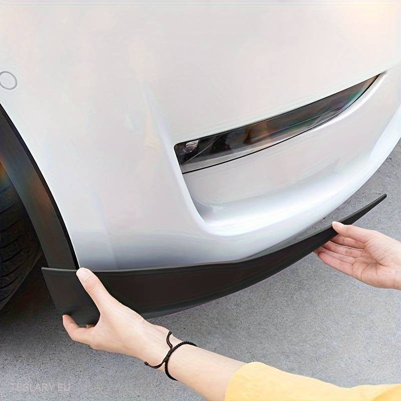 Tesla Model Y Front Bumper Silicone Guards ( 2 Pieces ) - Tesla Shop Europe - TESLARY.IE Ireland - France boutique- Deutschland Geschäft- España comercio - Nederland winkel- TESLARY.IE