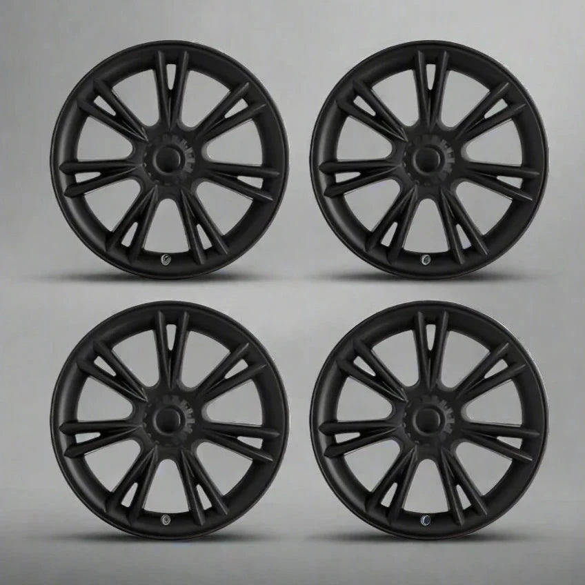 Tesla Y 19" Sport Gemini Style Wheel Cover in Black - Tesla Shop Europe - TESLARY.IE Ireland - France boutique- Deutschland Geschäft- España comercio - Nederland winkel- TESLARY.IE