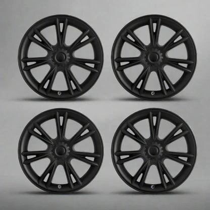 Tesla Y 19" Sport Gemini Style Wheel Cover in Black - Tesla Shop Europe - TESLARY.IE Ireland - France boutique- Deutschland Geschäft- España comercio - Nederland winkel- TESLARY.IE