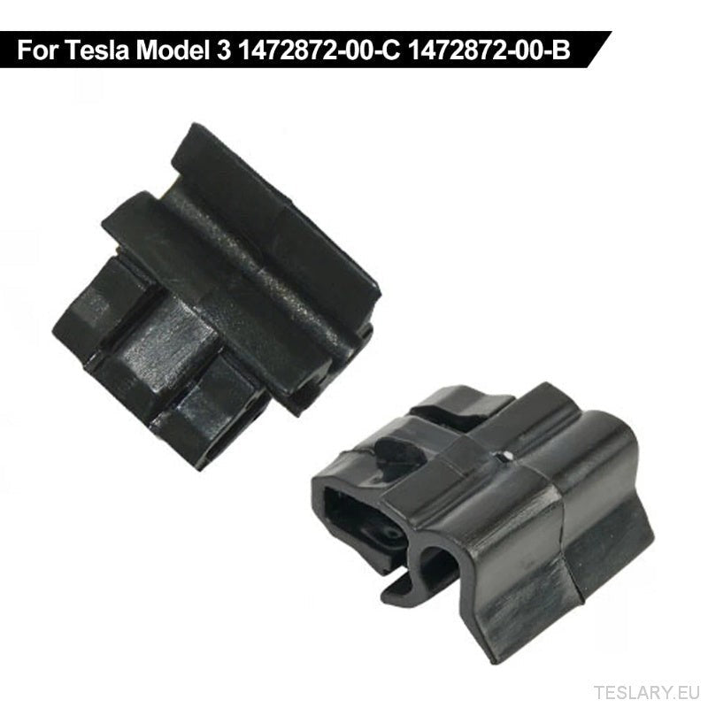 4pcs Durable Plastic Buckles for Tesla for Model Y / 3 Front Trunk, Luggage Storage Box Fixing Bracket, OE 1472872 - 00 - B (for Model Y) 1472872 - 00 - C (Model 3), Black, Matching Buckle - TESLARY Tesla Shop Accessories Europe Nederlands Ireland Deutschland Espana Alicante France Italia