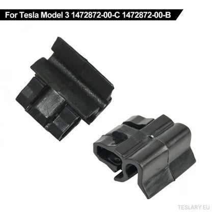 4pcs Durable Plastic Buckles for Tesla for Model Y / 3 Front Trunk, Luggage Storage Box Fixing Bracket, OE 1472872 - 00 - B (for Model Y) 1472872 - 00 - C (Model 3), Black, Matching Buckle - TESLARY Tesla Shop Accessories Europe Nederlands Ireland Deutschland Espana Alicante France Italia