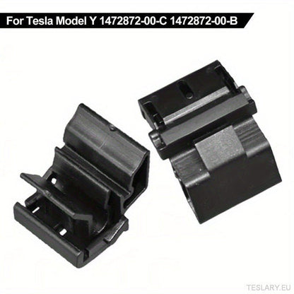 4pcs Durable Plastic Buckles for Tesla for Model Y / 3 Front Trunk, Luggage Storage Box Fixing Bracket, OE 1472872 - 00 - B (for Model Y) 1472872 - 00 - C (Model 3), Black, Matching Buckle - TESLARY Tesla Shop Accessories Europe Nederlands Ireland Deutschland Espana Alicante France Italia