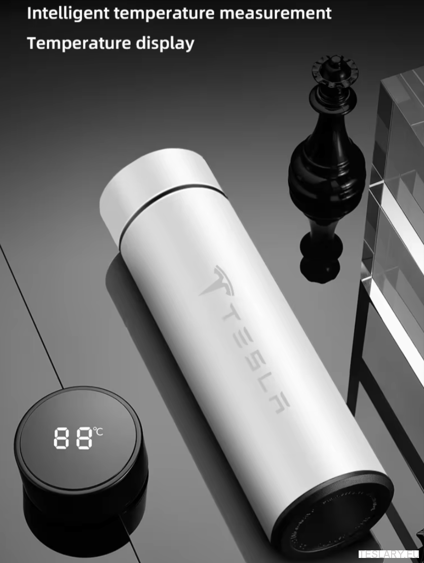 500ml Portable Insulated Travel Mug for Outdoor Adventures with Tesla Logo - TESLARY Tesla Shop Accessories Europe Nederlands Dublin Cork Ireland Deutschland Espana Alicante France Italia