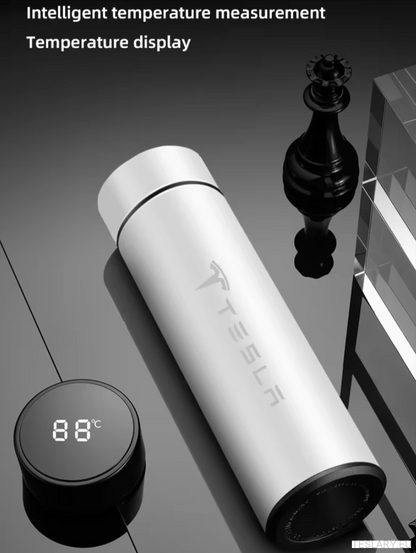 500ml Portable Insulated Travel Mug for Outdoor Adventures with Tesla Logo - TESLARY Tesla Shop Accessories Europe Nederlands Dublin Cork Ireland Deutschland Espana Alicante France Italia