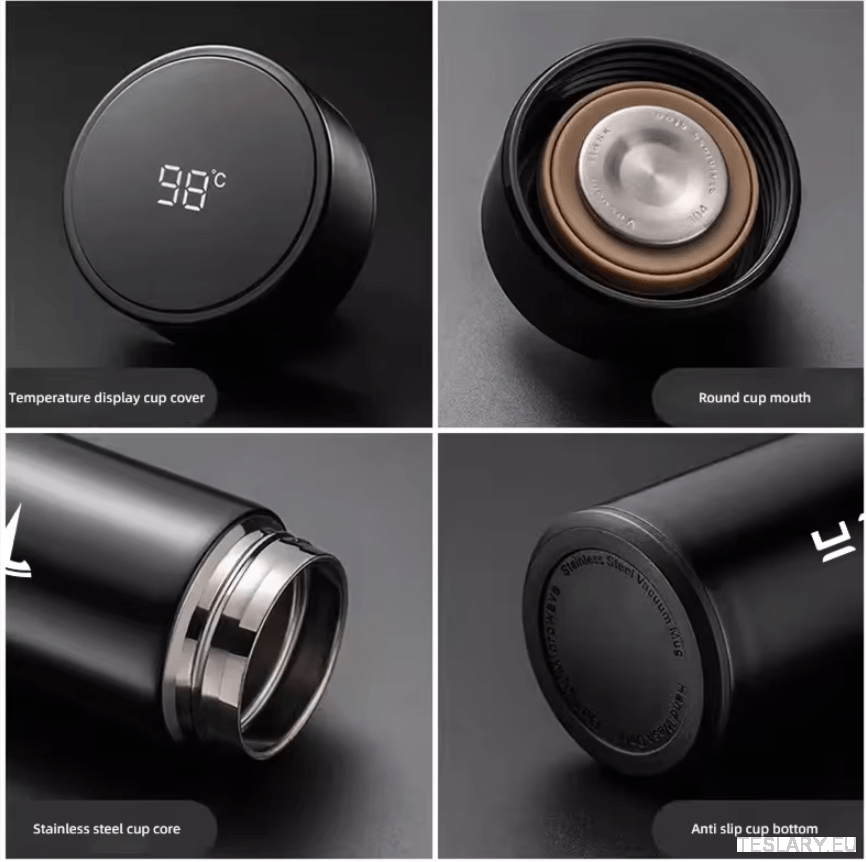 500ml Portable Insulated Travel Mug for Outdoor Adventures with Tesla Logo - TESLARY Tesla Shop Accessories Europe Nederlands Dublin Cork Ireland Deutschland Espana Alicante France Italia