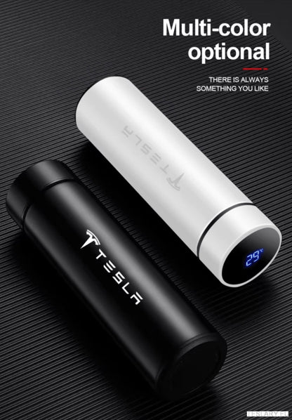 500ml Portable Insulated Travel Mug for Outdoor Adventures with Tesla Logo - TESLARY Tesla Shop Accessories Europe Nederlands Dublin Cork Ireland Deutschland Espana Alicante France Italia