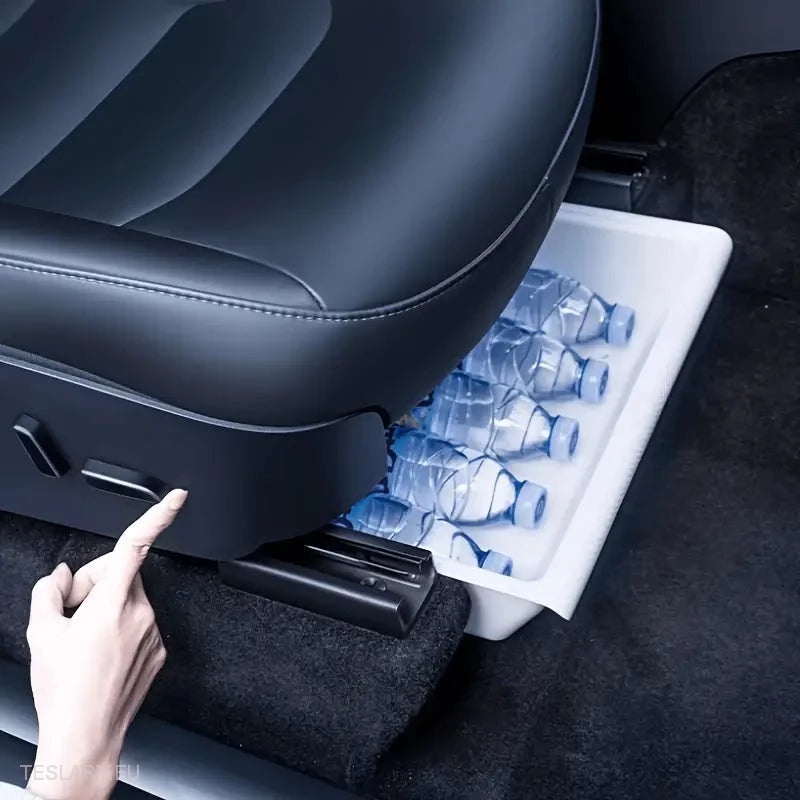 Seat Tray Organisers for Tesla Y - White or Black -TESLARY.IE Tesla Shop Europe