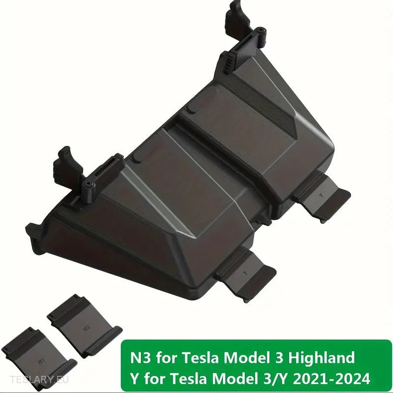 Tesla 3/Y Under Screen Storage Organiser - Black -TESLARY.IE Tesla Shop Europe