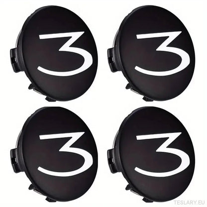 56mm Wheel Centre Caps with Logo for Tesla 3 , Y , S and X - TESLARY Tesla Shop Accessories Europe Nederlands Dublin Cork Ireland Deutschland Espana Alicante France Italia