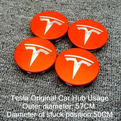 56mm Wheel Centre Caps with Logo for Tesla 3 , Y , S and X - TESLARY Tesla Shop Accessories Europe Nederlands Ireland Deutschland Espana Alicante France Italia